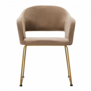 Стул R-home Oscar Diag beige/Линк золото