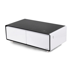 Умный кофейный столик с холодильником Eureka EUREKA TB135, White+Black