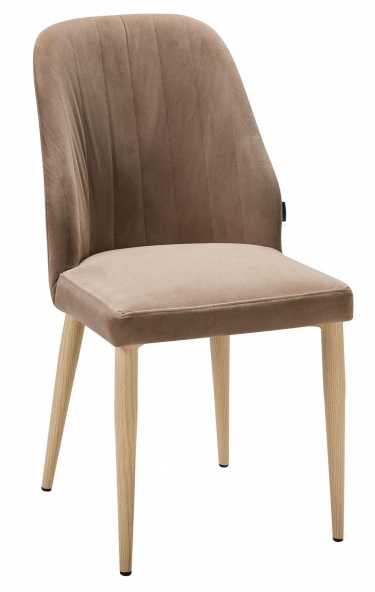 Стул R-home Alen Diag beige/нат.дуб