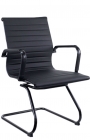 Кресло для персонала Everprof Everprof Leo Black CF Экокожа Черный