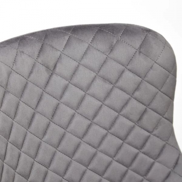 Стул Tetchair ELI mod. 8202 / 1 шт. в упаковке металл/ткань, 53x61,5x83 см, серый G-062-40/черный