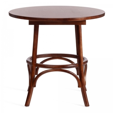 Стол Tetchair THONET mod.T9152 дерево вяз, 80х75 см, Темный Орех 5