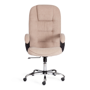 Кресло Tetchair СН9944 22 хром флок , бежевый, 7