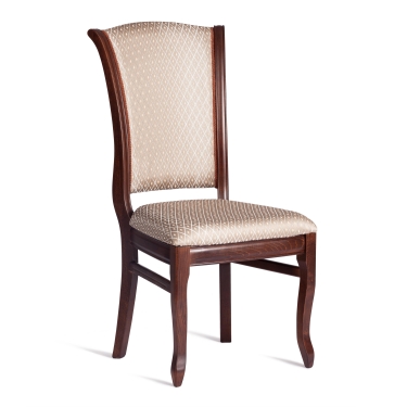 Стул Tetchair VERSAL мягкое сидение бук, 51х48х106 см, Tobacco, жаккард коричневый