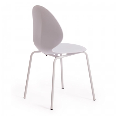 Стул Tetchair EBAY mod 03 / 1 шт. в упаковке металл/пластик, 52x46x83.5, белый