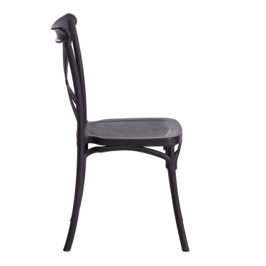 Стул Tetchair CROSS mod. PL24 / 1 шт. в упаковке пластик, 48 х 58 х 89 см, Black черный 05