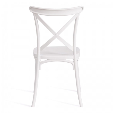 Стул Tetchair CROSS mod. PL24 / 1 шт. в упаковке пластик, 48 х 58 х 89 см, White белый 11954
