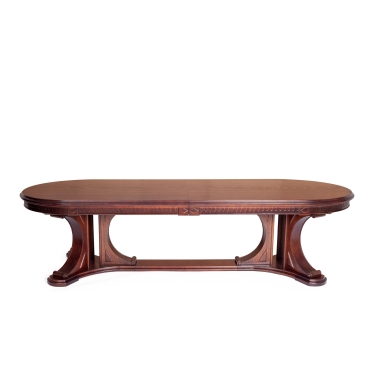 Стол Tetchair VERSAL овальный бук, мдф, 300 350/400 х 110 х 78 см, Tobacco