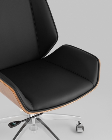 Кресло офисное Stool Group TopChairs Crown SN экокожа черный