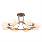 Люстра потолочная INL 9210C-8 AMBER-WALNUT
