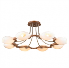 Люстра потолочная INL 9210C-8 AMBER-WALNUT