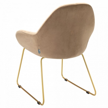 Стул R-home Kent Diag beige/Линк золото