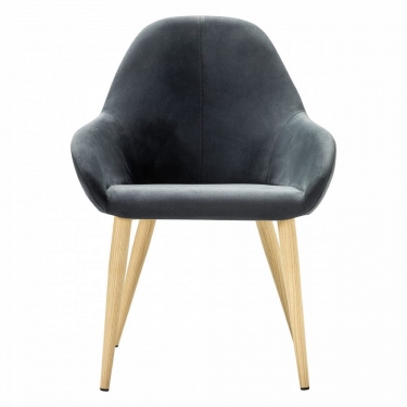 Стул R-home Kent Diag grey/нат.дуб