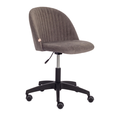 Кресло Tetchair MELODY PLT флок , серый, 29