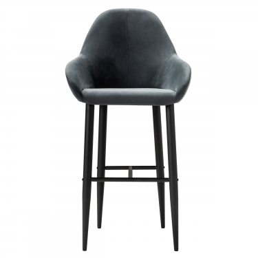 Стул R-home Kent бар Diag grey/черный