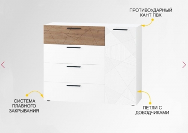 Тумба-комод Витра Джерси 601.33