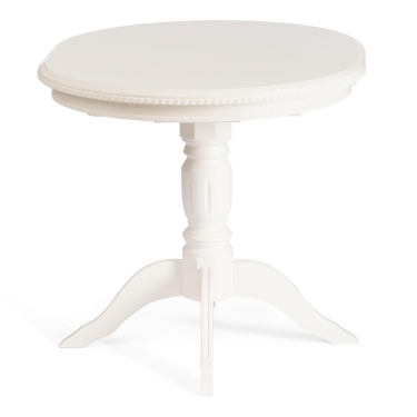 Стол Tetchair STEFANO бук, мдф, 100+30x80x77см, Ivory white