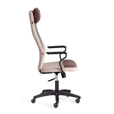 Кресло Tetchair AVIATOR флок, ткань , олива/серый/серый, 23/29/W-12