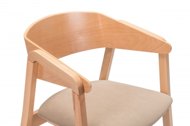 Кресло R-home Dalia Beige/Натур