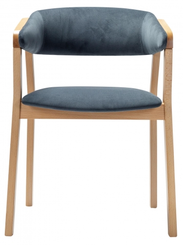 Кресло R-home Dalia Soft Grey/Натур