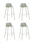Стул барный Stool Group Mist серо-зеленый 4 шт