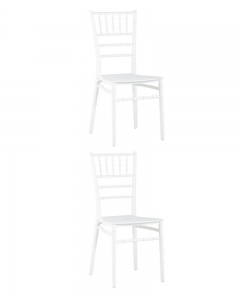 Стул Stool Group Chiavari Кьявари пластик белый 2 шт. комплект