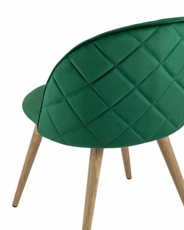 Стул Stool Group Лион велюр с ромбами зеленый 2 шт