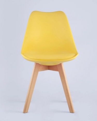 Комплект из четырех стульев Stool Group FRANKFURT желтый 4 шт. комплект