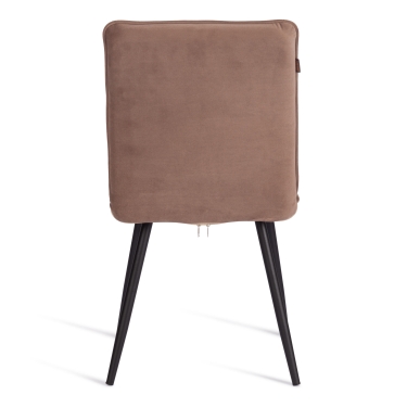 Стул обеденный Tetchair Sweet велюр, 46х55х88, бежевый/черный, Porsche 5