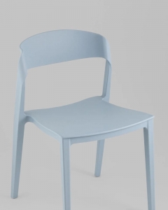 Стул Stool Group Moris пластик голубой