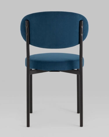 Стул Stool Group Бриф SN велюр синий 4 шт