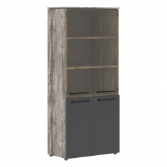 Шкаф комбинированный Skyland MORRIS TREND MHC 85.2 Сосна Нордик Антрацит