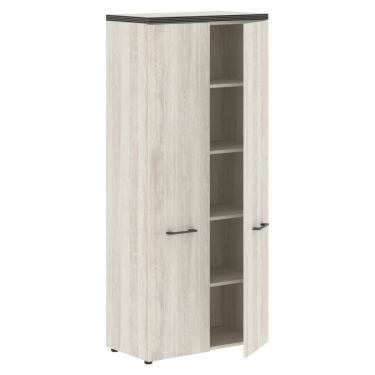 Шкаф с глухими средними и малыми дверьми Skyland MORRIS TREND MHC 85.3 Сосна Нордик Антрацит