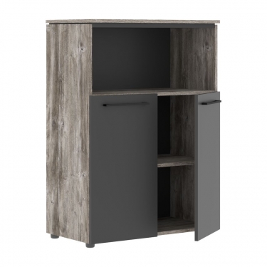 Шкаф с глухими дверьми Skyland MORRIS TREND MMC 85.3 Сосна Нордик Антрацит