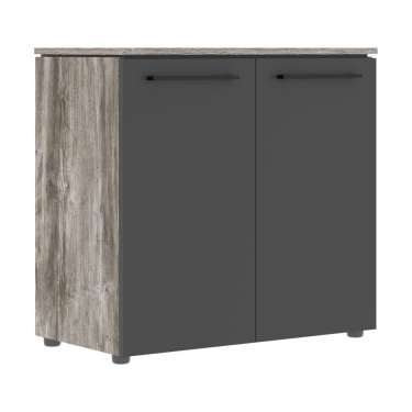 Шкаф с глухими малыми дверьми Skyland MORRIS TREND MLC 85.1 Сосна Нордик Антрацит