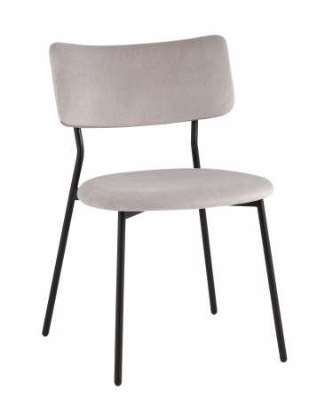 Стул Stool Group Амелия велюр светло-серый