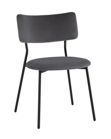 Стул Stool Group Амелия велюр темно-серый