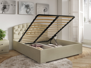 Кровать Фабрика сна Venezia 80x200 велюр Seven 115