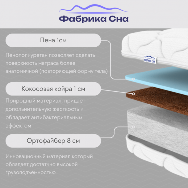 Матрас Фабрика сна Baby Sleep 80х160 80/160