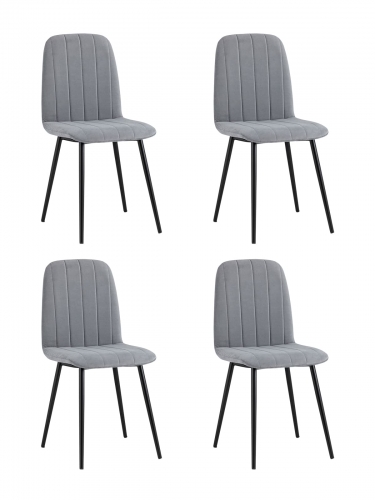 Стул Stool Group Easy велюр серый 4 шт. комплект