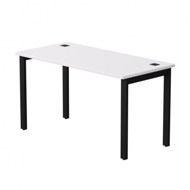 Стол прямой на металлокаркасе, опоры 90 гр Everprof Everprof EVO 254S007 Белый Черный