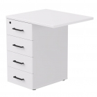 Тумба приставная с топом Everprof Everprof EVO 254Т2203 Белая