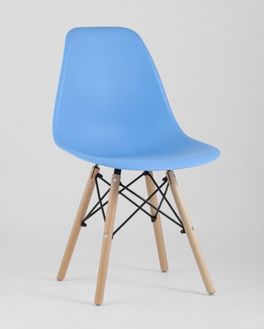 Стул Stool Group Eames Style DSW голубой 4 шт. комплект разборный каркас