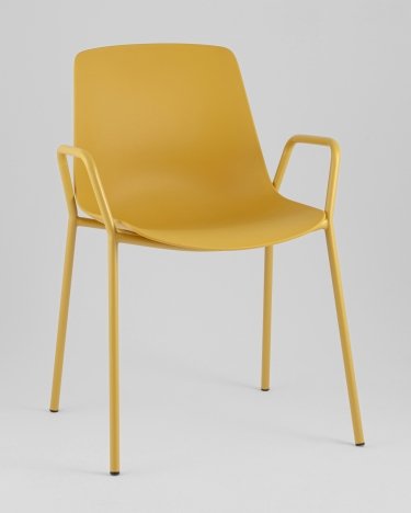 Стул Stool Group Kaira пластик горчичный