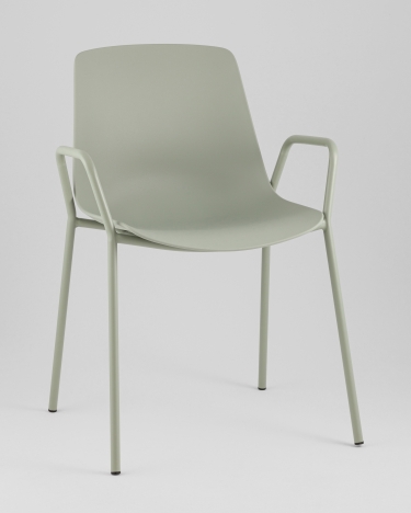 Стул Stool Group Kaira пластик серо-зеленый