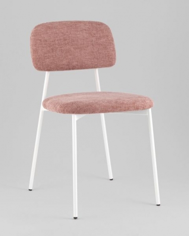 Стул Stool Group Chao розовый белые ножки