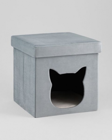 Пуф складной с ящиком Stool Group Store Pet бирюзовый