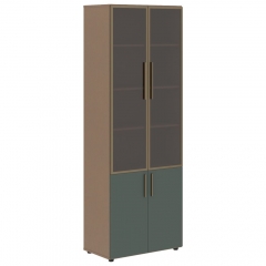 Шкаф с глухими средними дверьми Skyland VELION VHCS 80.6 Яшма черный Кобра