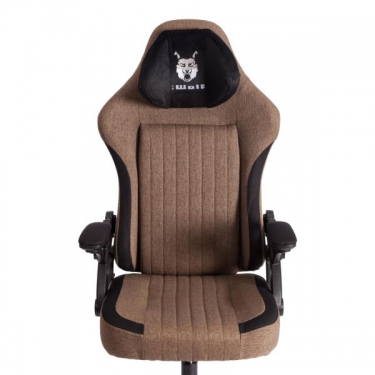 Кресло Tetchair iWolf ткань, черный/коричневый