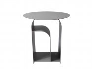 Журнальный столик Stool Group Arwel металл темно-серый